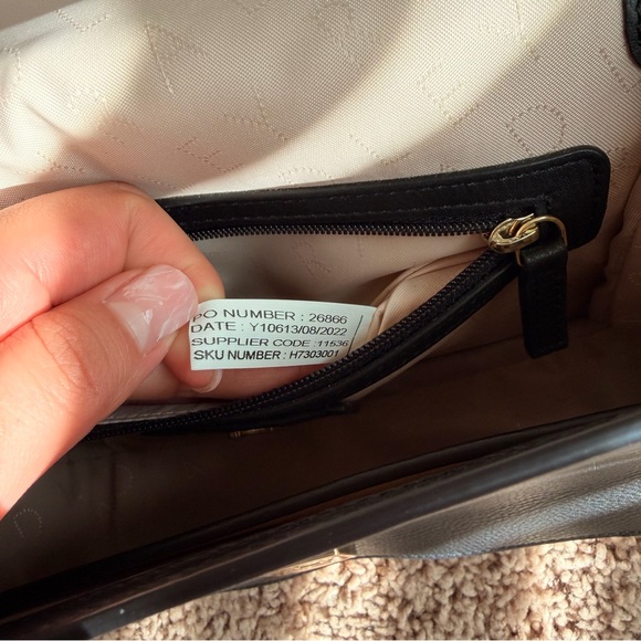 Radley London Black Crossbody Bag with Beige Strap - Picture 5 of 6